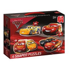 Disney Cars 4 in 1 Shaped Jigsaw Puzzles